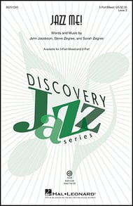 Jazz Me! Three-Part Mixed choral sheet music cover Thumbnail